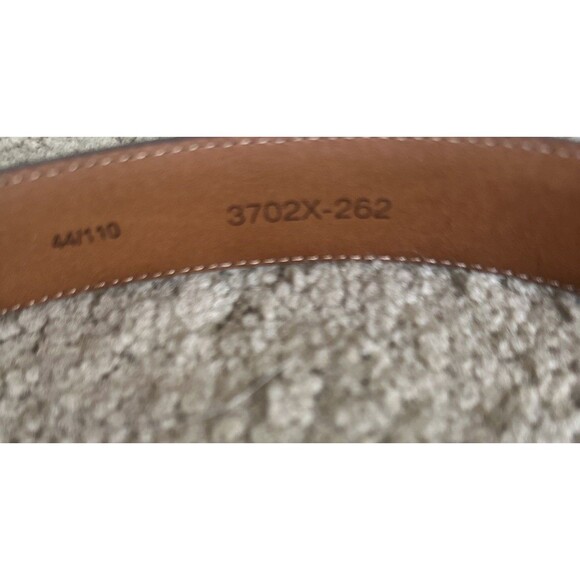 Jos A Bank Brown Leather Dress Belt with Gold Buckle Business Casual Men’s 44 - Picture 5 of 6